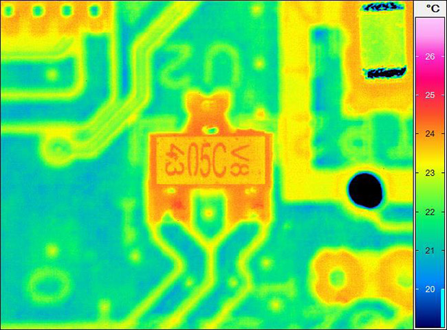 NEC紅外熱像儀對高密度裝配PCB基板的散熱評價